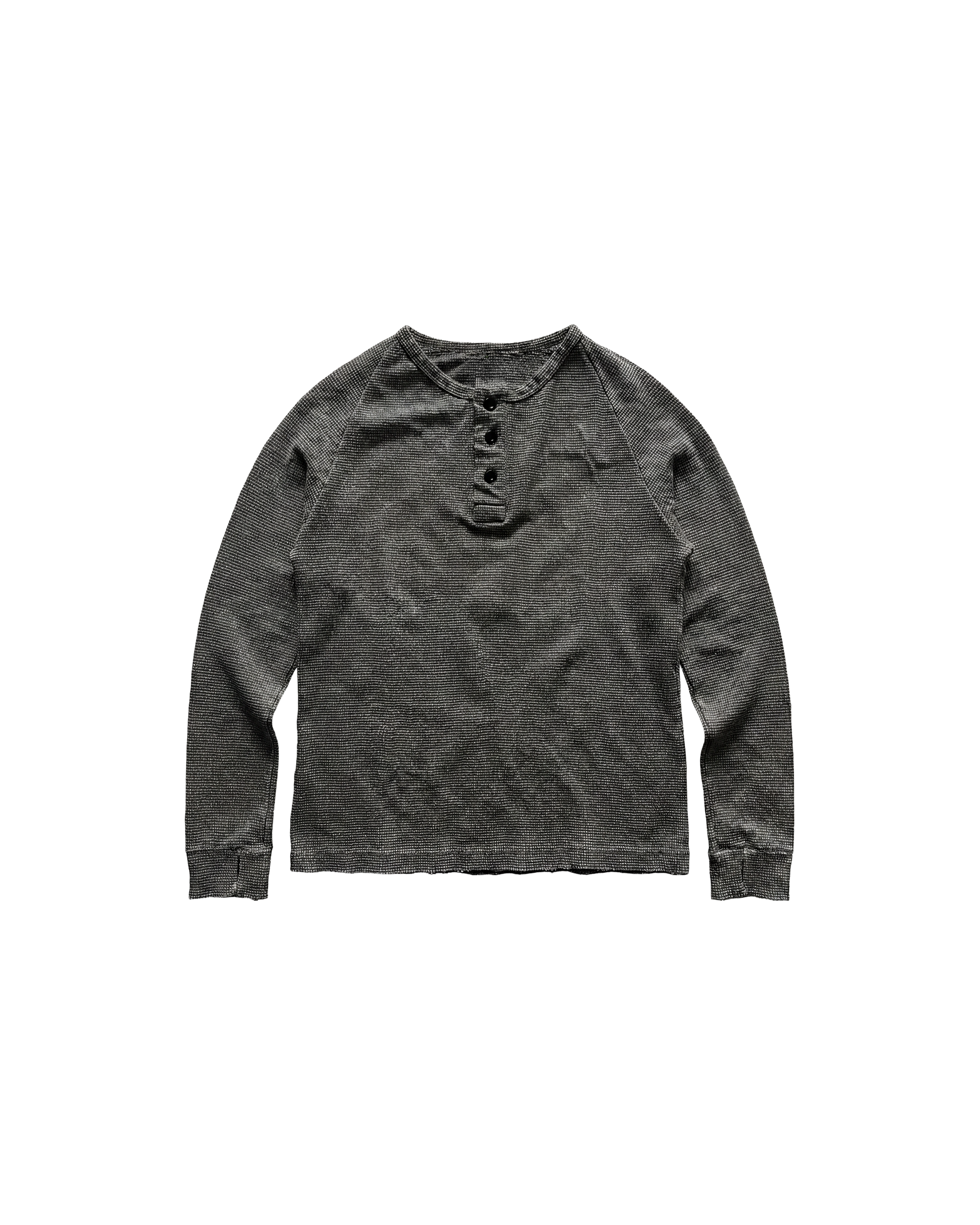 GREY HENLEY T-SHIRT