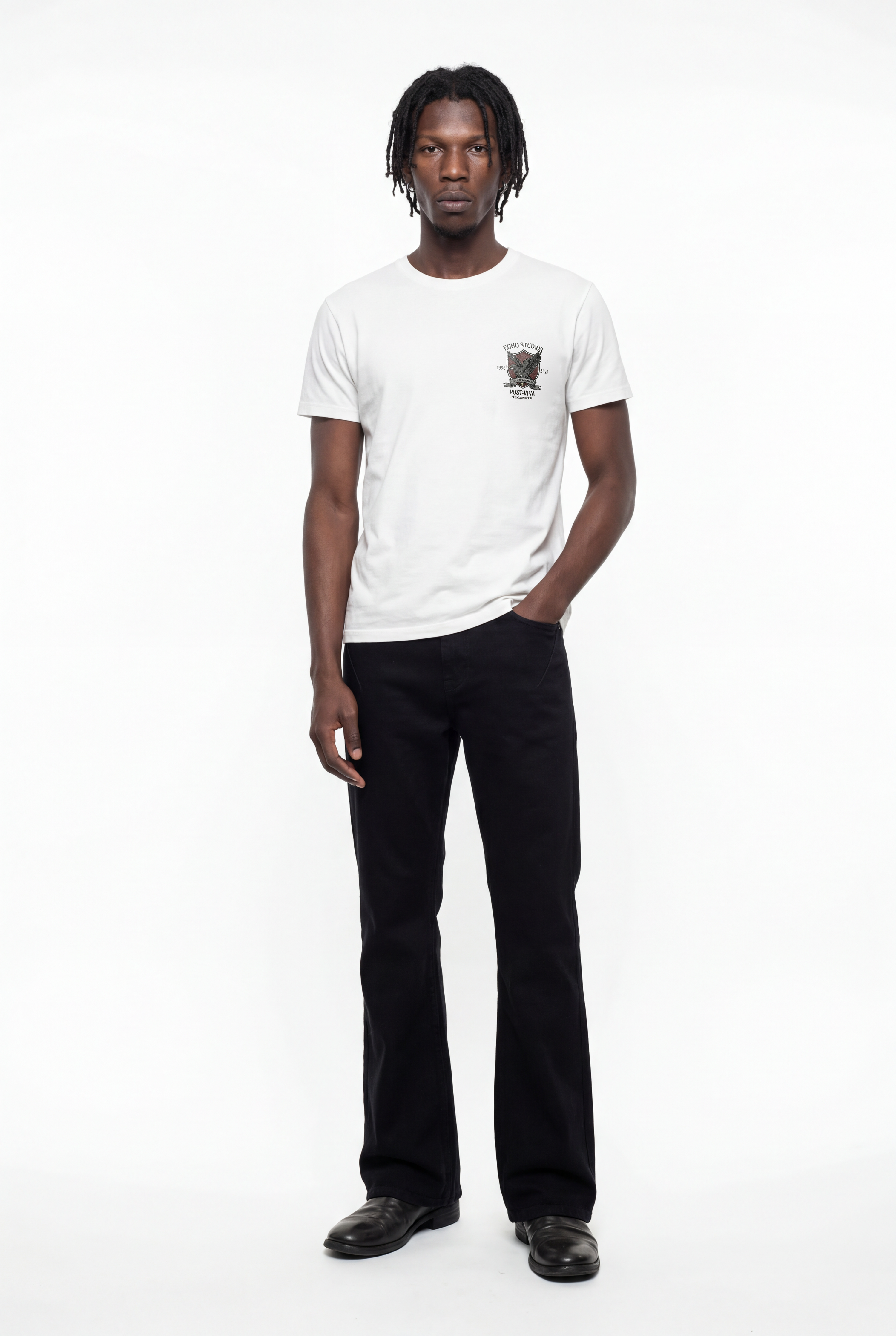 BLACK BIRD REGULAR TEE - OW