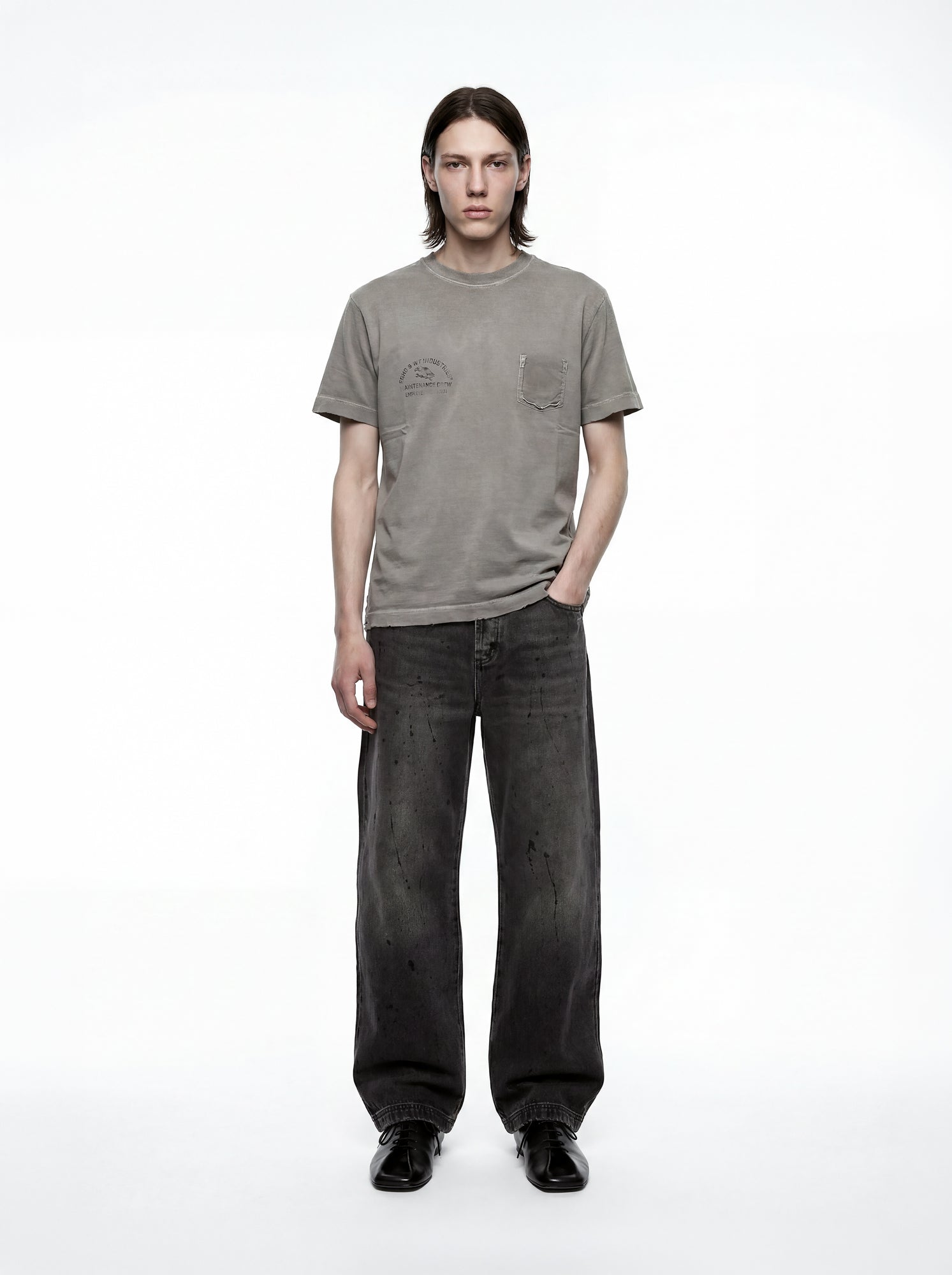 INDUSTRY REGULAR TEE GRAY