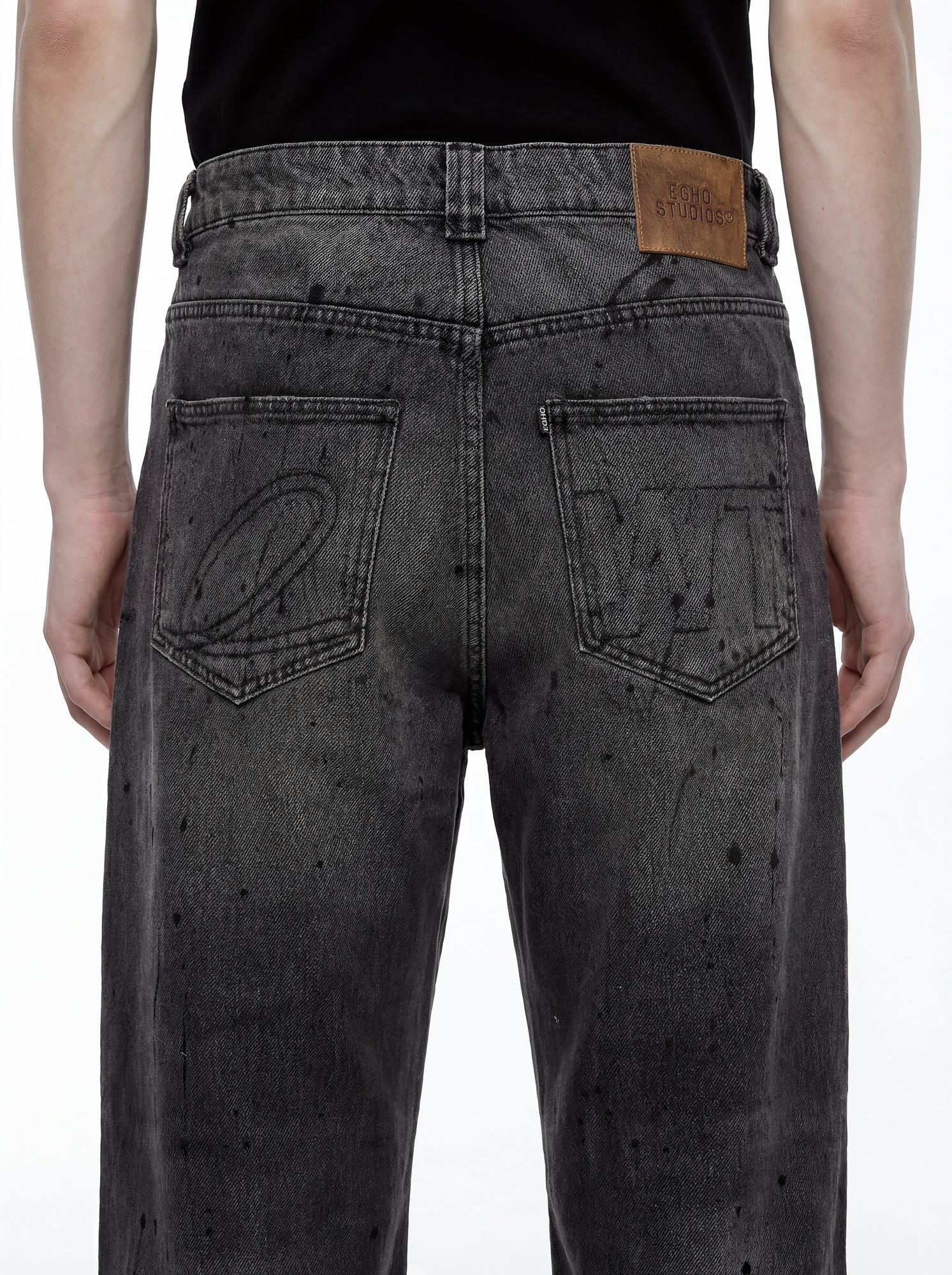 INDUSTRY DENIM BLACK PANTS