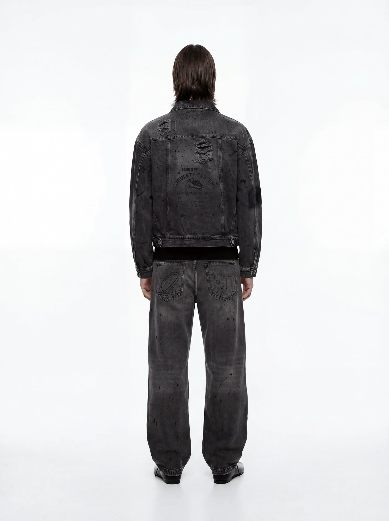 INDUSTRY DENIM BLACK JACKET
