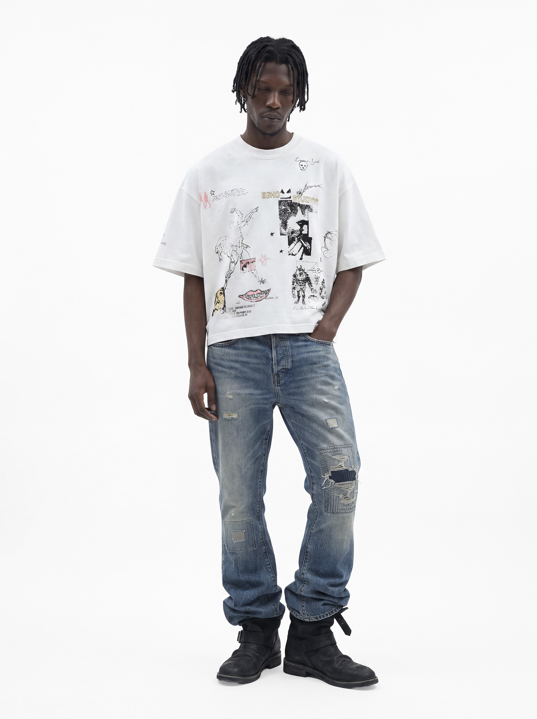 ZINE OVERBOXY HEAVY TEE - OW