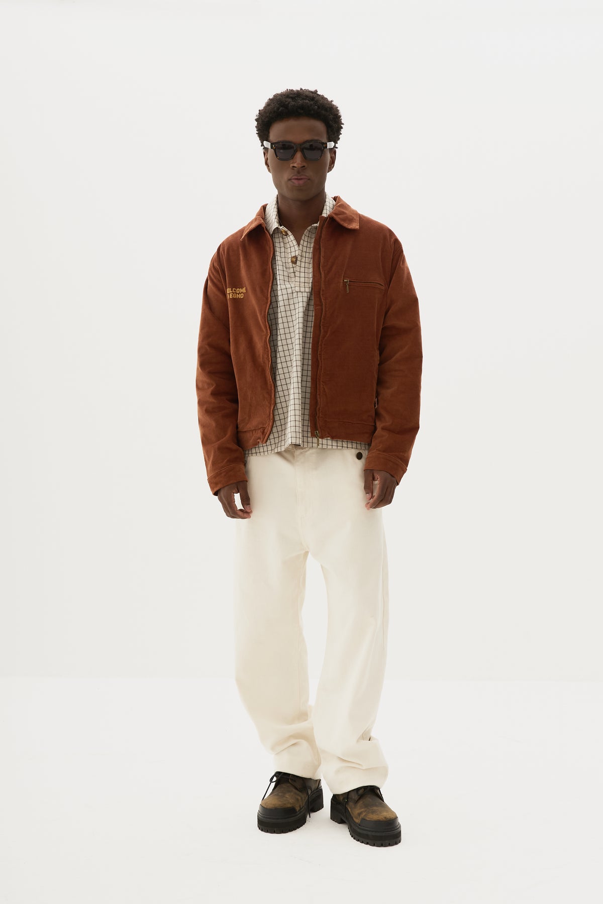 RUST VELVET JACKET x WSG