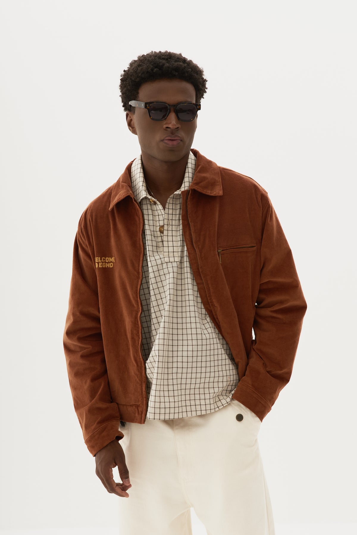 RUST VELVET JACKET x WSG