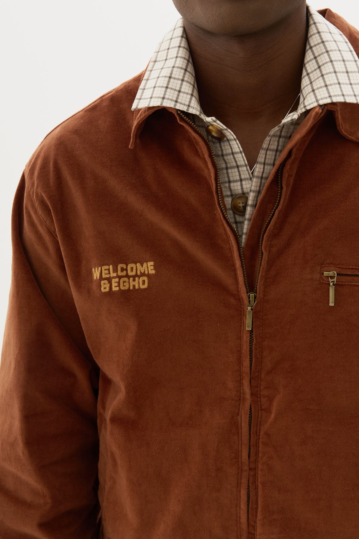 RUST VELVET JACKET x WSG