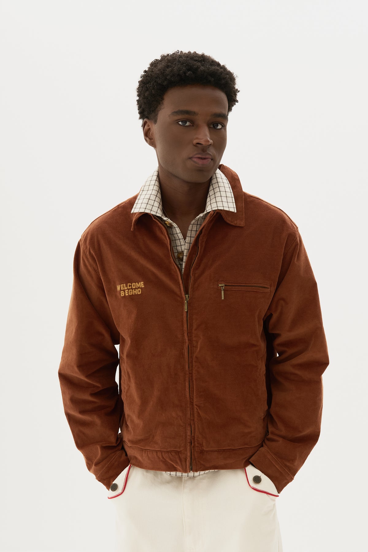 RUST VELVET JACKET x WSG