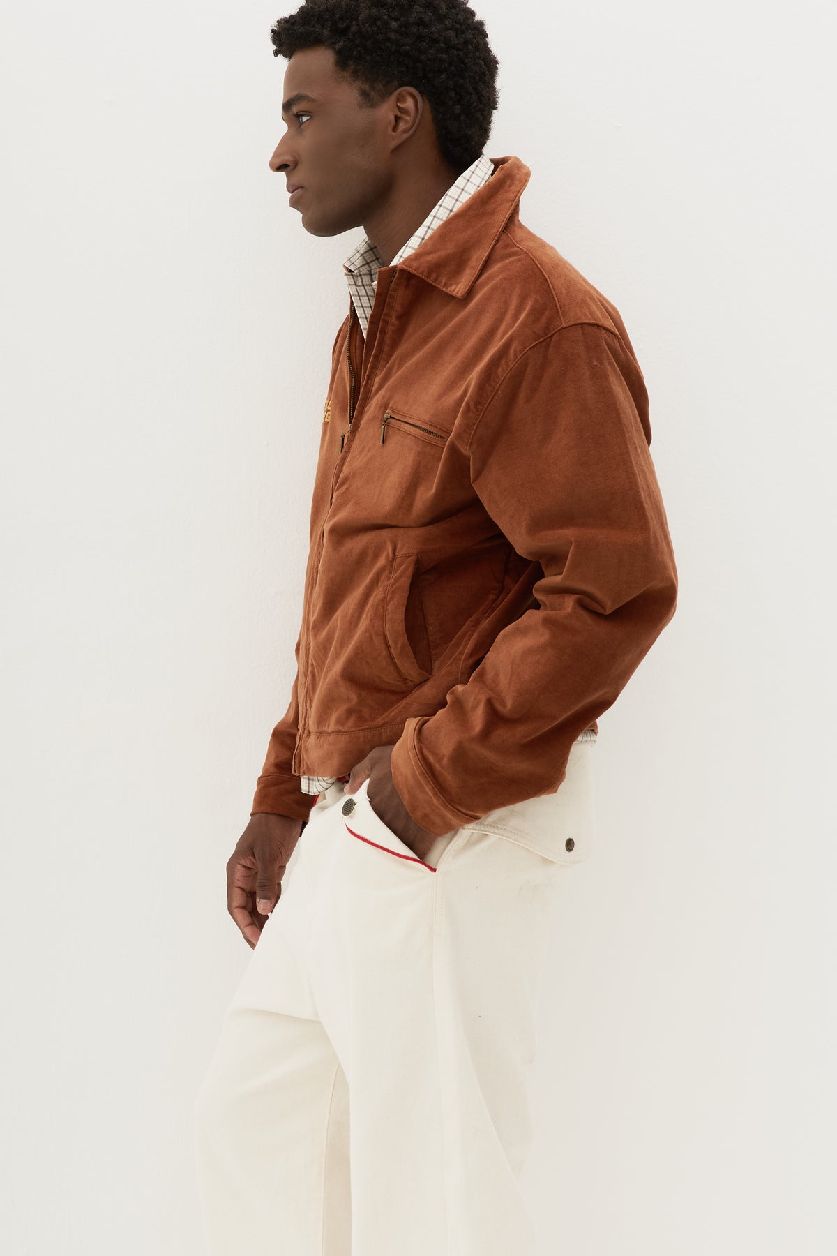 RUST VELVET JACKET x WSG