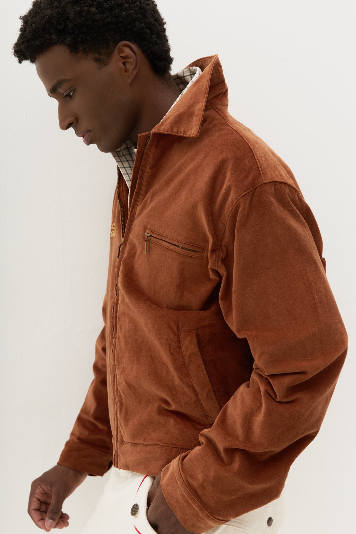 RUST VELVET JACKET x WSG