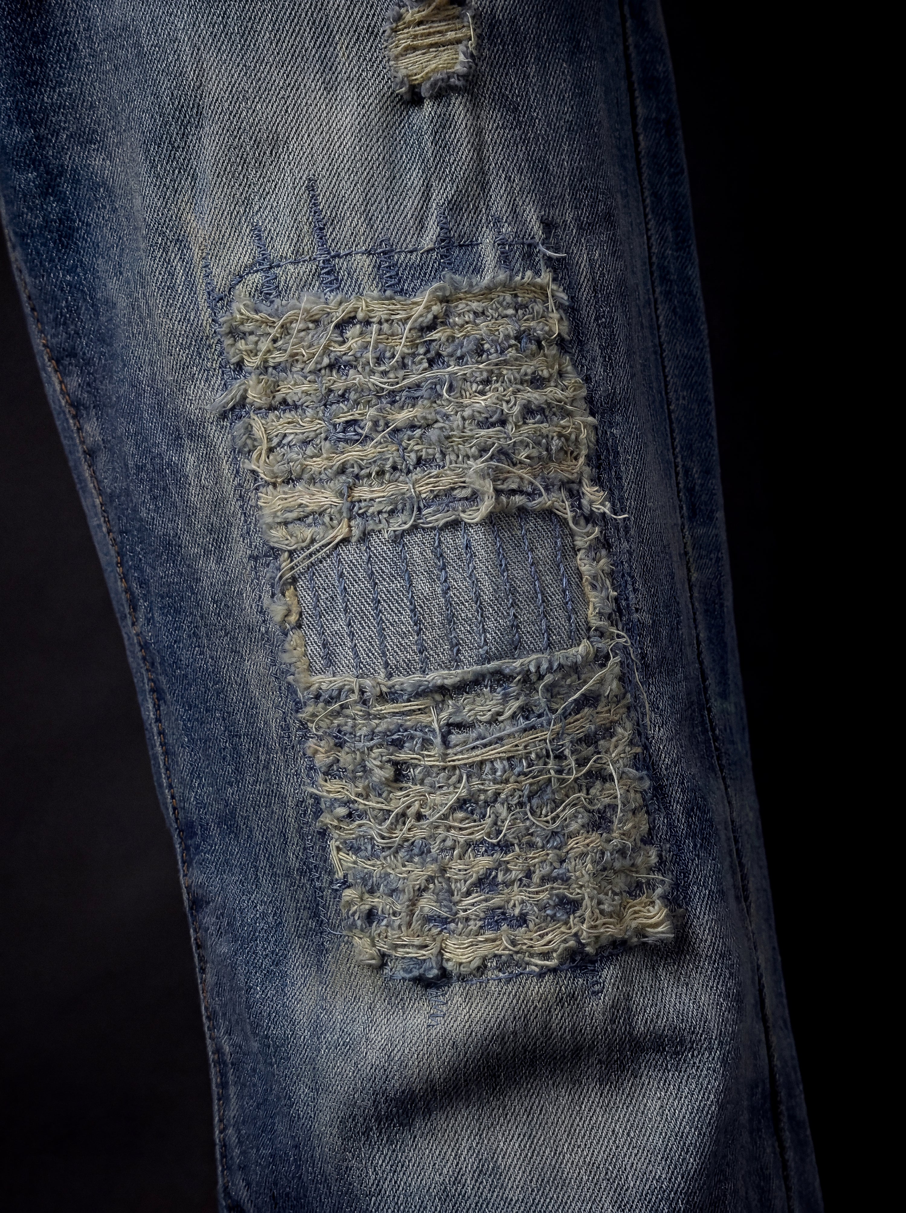 BOOTCUT TWILL/DENIM BLUE JEANS