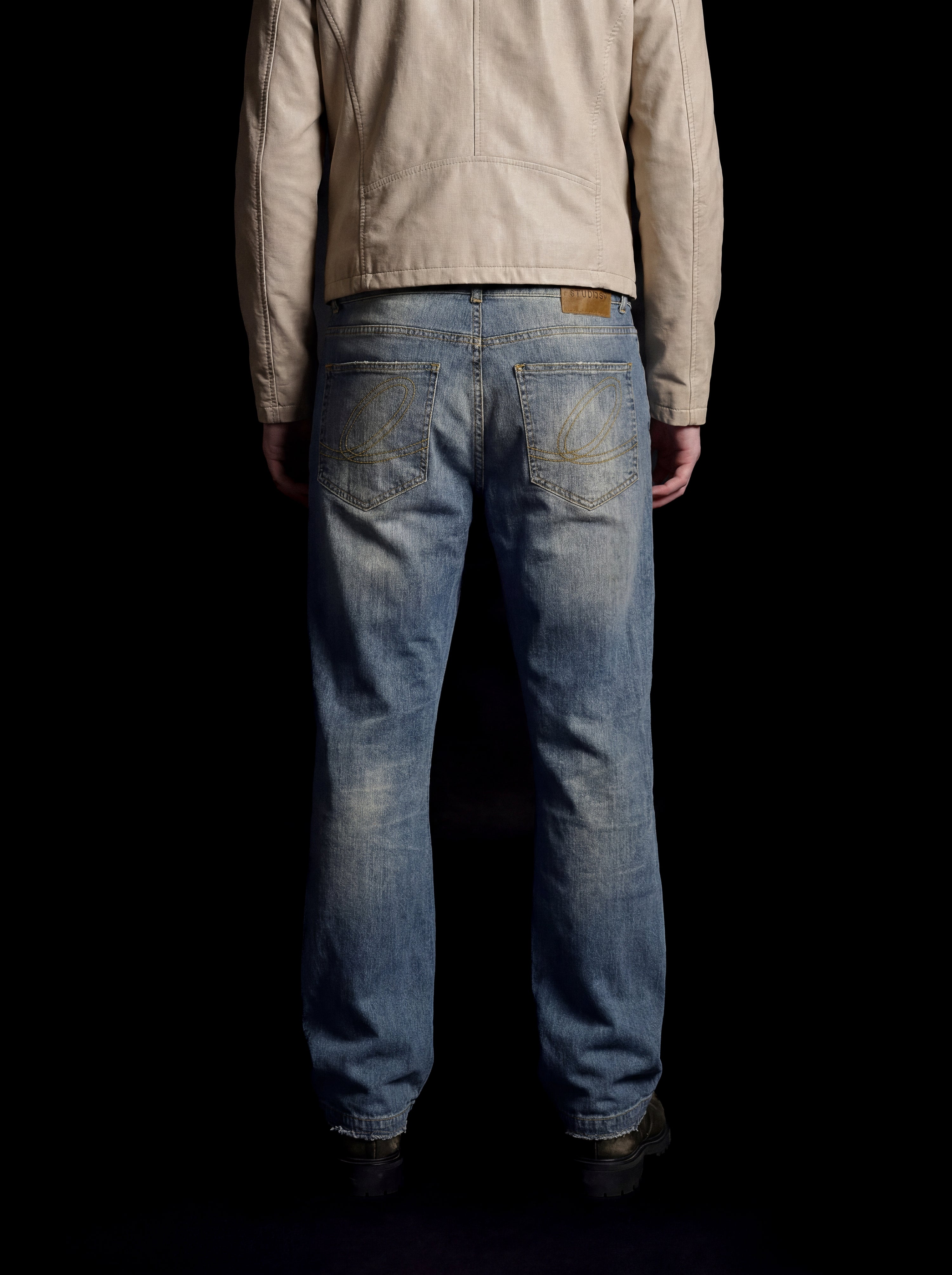 BOOTCUT TWILL/DENIM BLUE JEANS