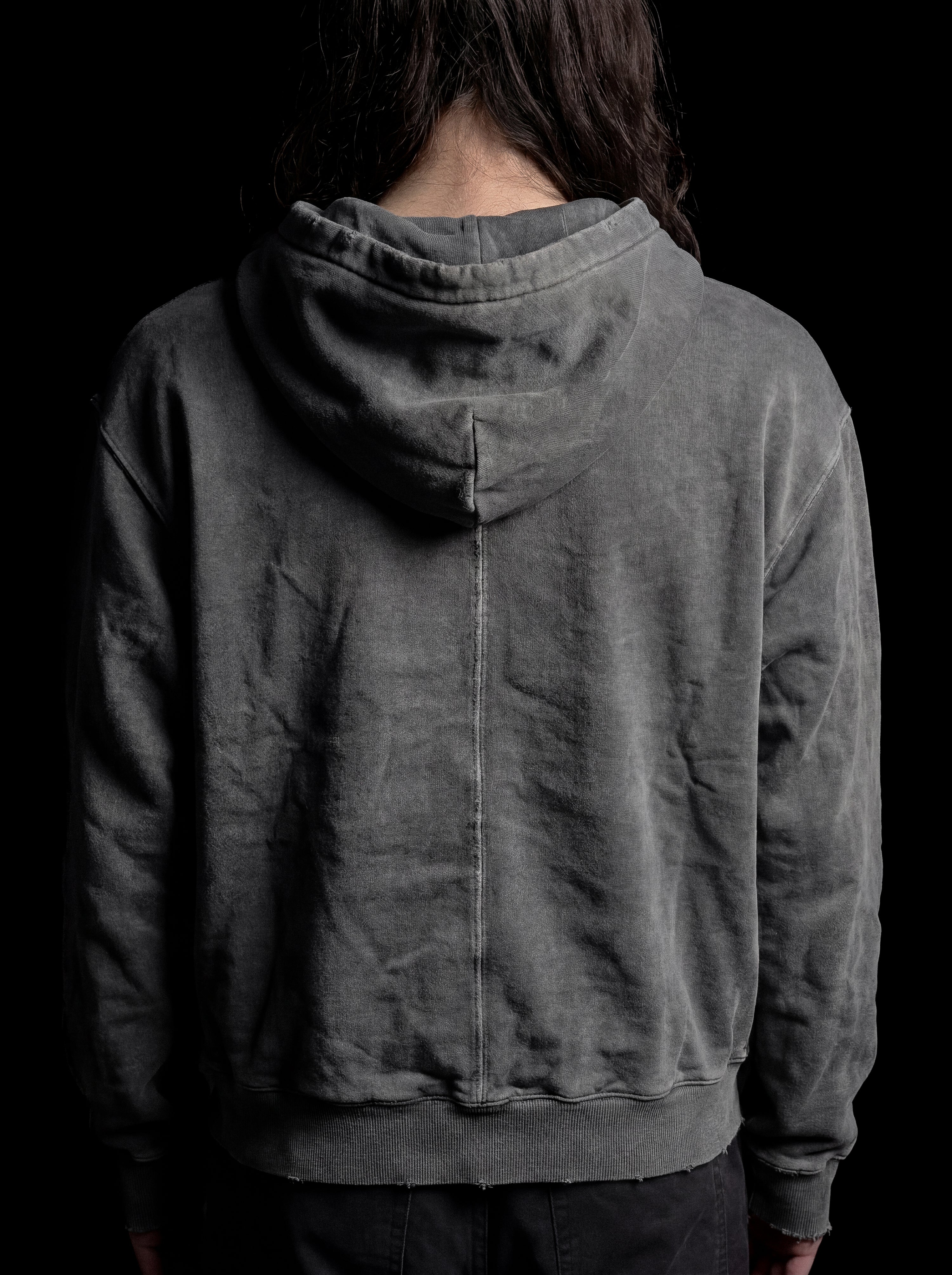 FAITH ZIP HOODIE - GREY (pre-order)