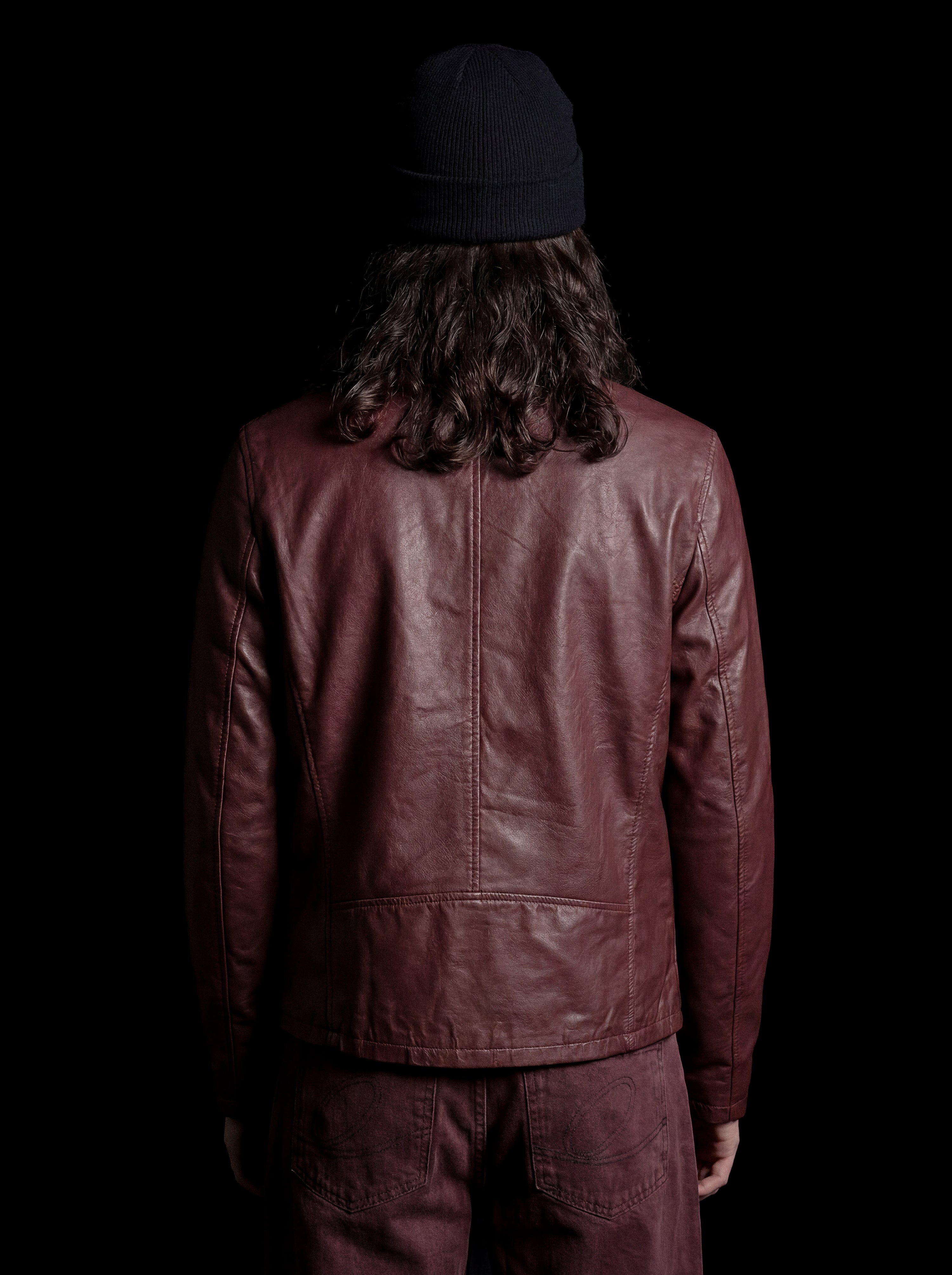 BLACK LEATHER JACKET