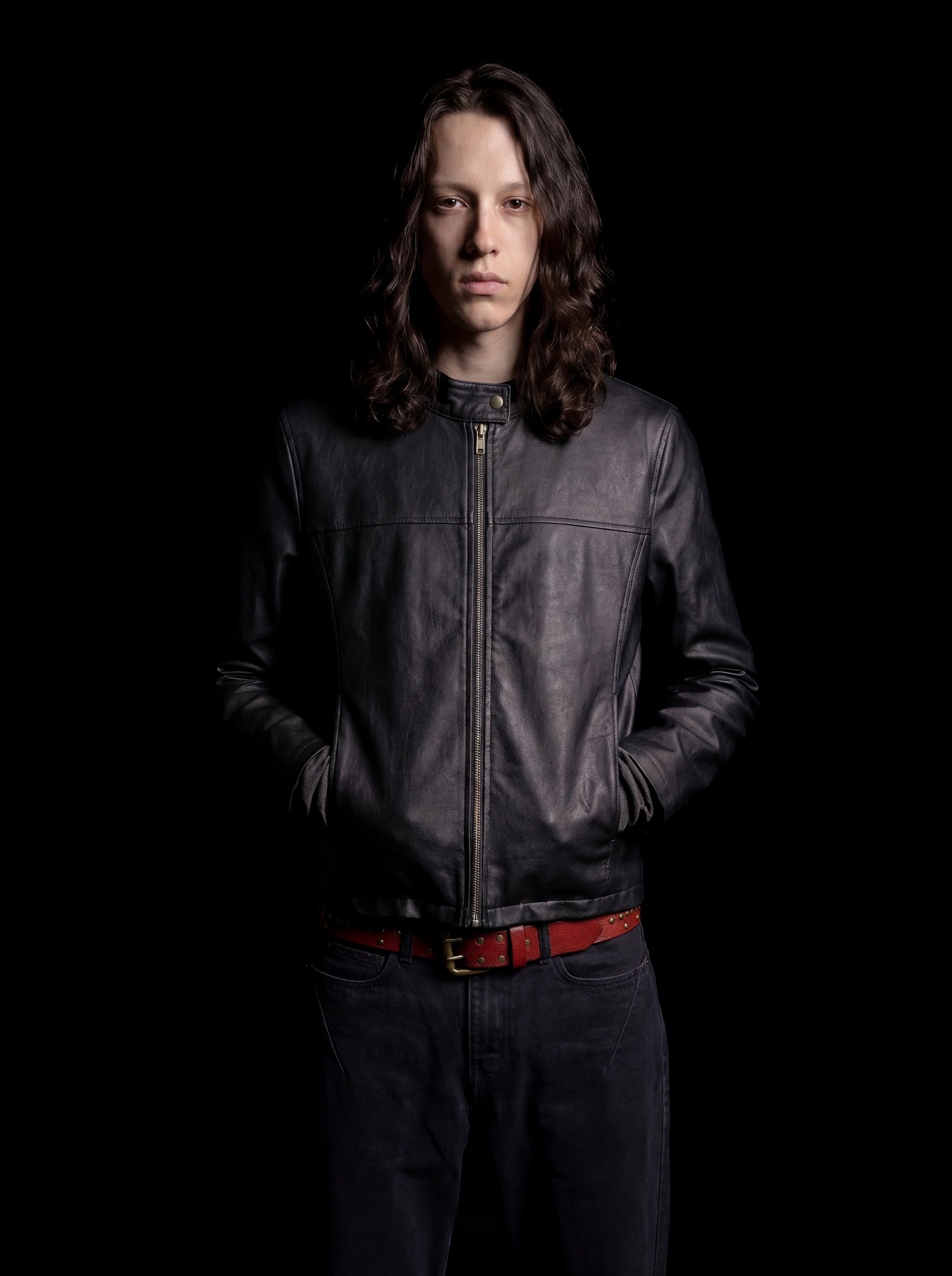 BLACK LEATHER JACKET