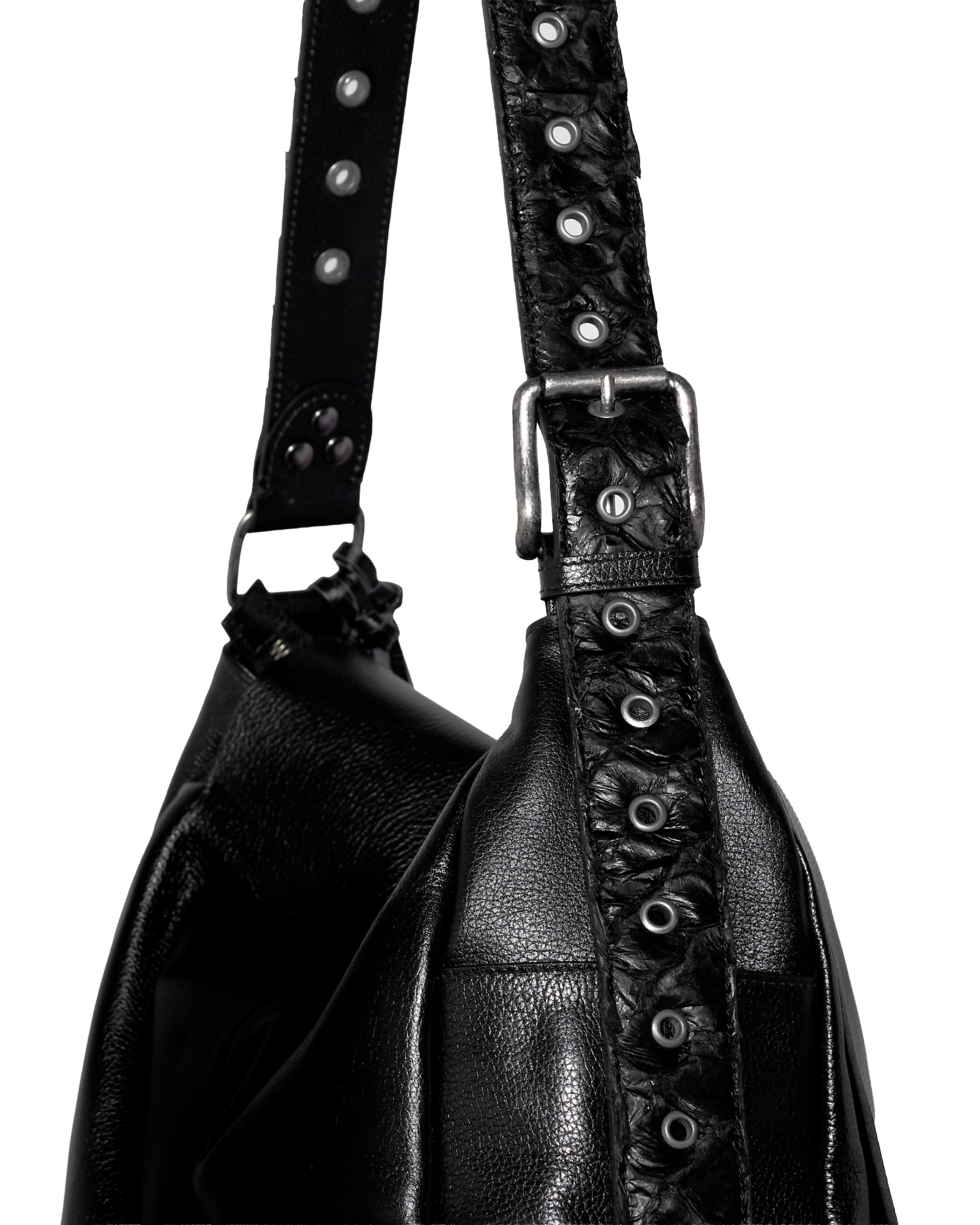 L'OBSCUR LEATHER BAG - BLACK (PRE-ORDER)