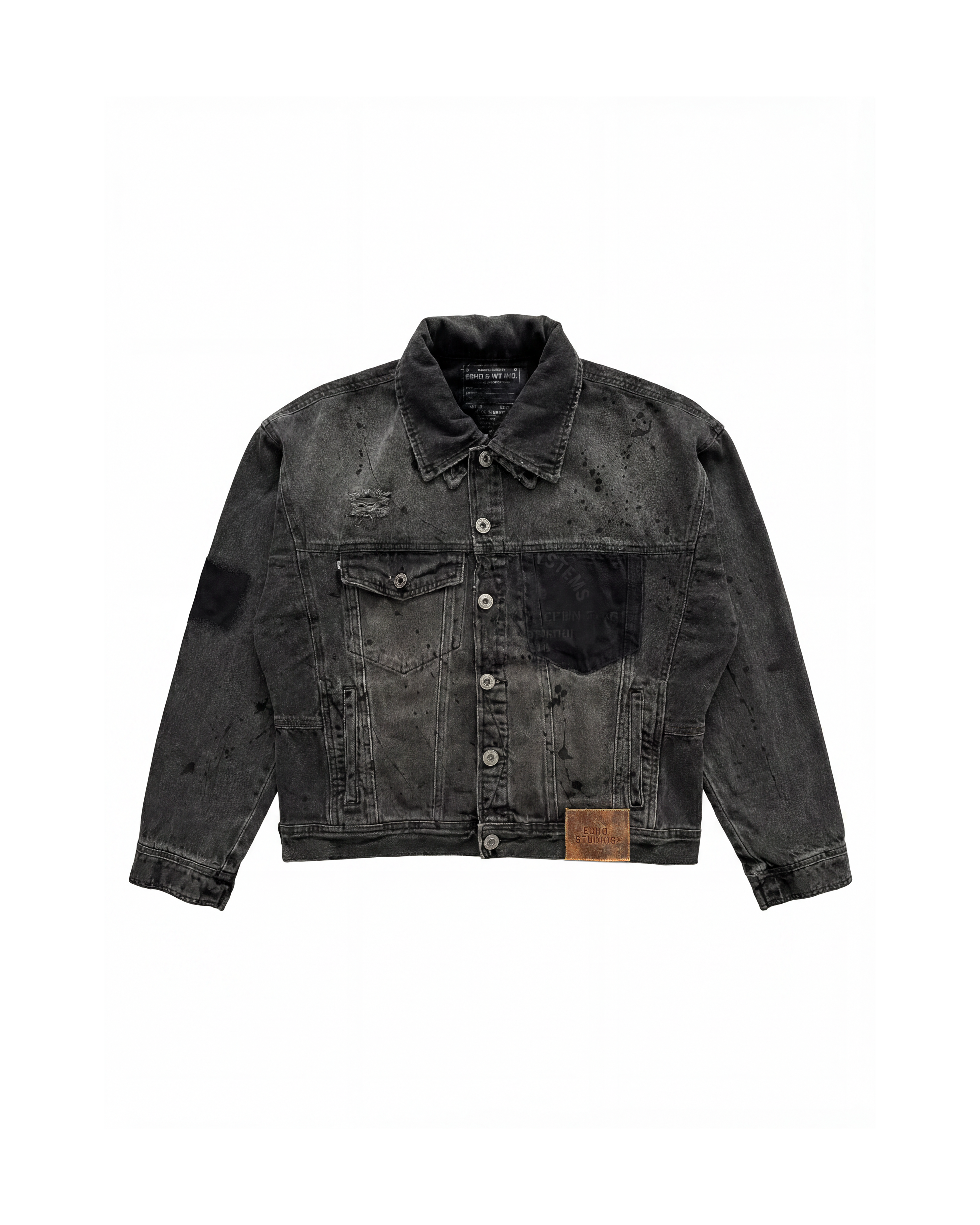 INDUSTRY DENIM BLACK JACKET