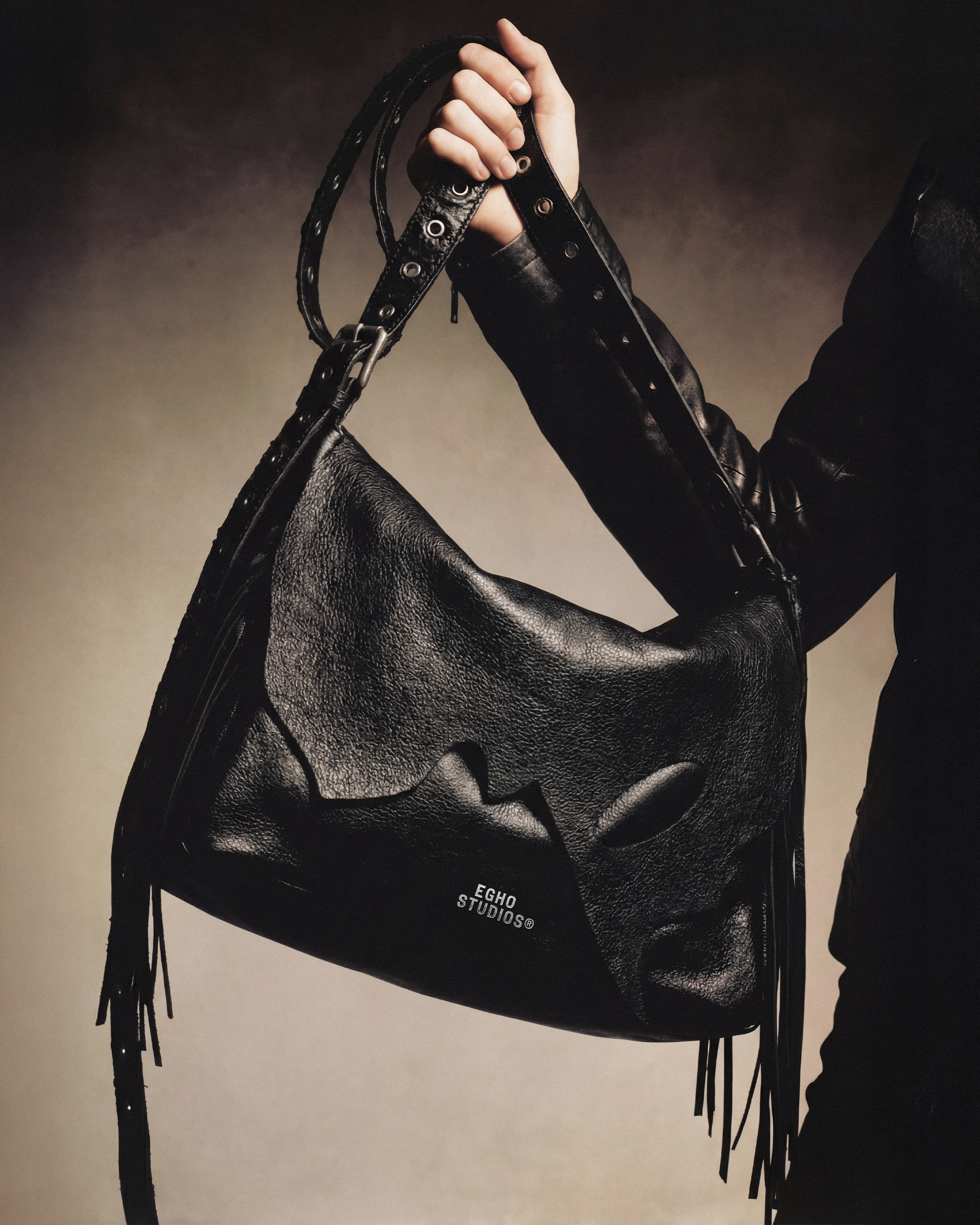 L'OBSCUR LEATHER BAG - BLACK (PRE-ORDER)